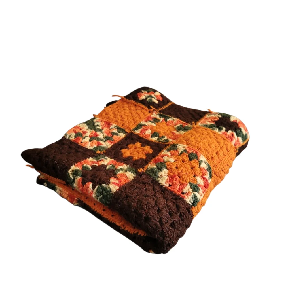Handcrafted Apghan Crochet Blanket 2 ft 7 in x 4ft
